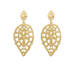 Heather Moroccan style Gold Earrings