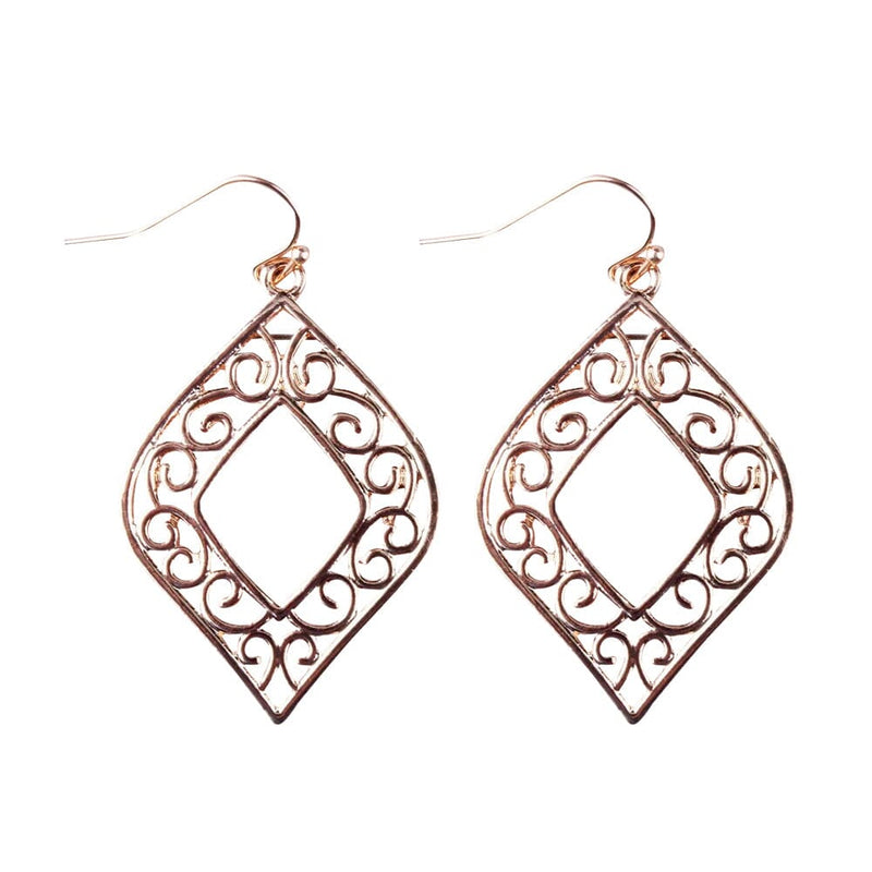 Sheila Moroccan style Earrings - silver and gold 