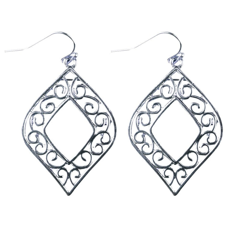 Sheila Moroccan style Earrings - silver and gold 