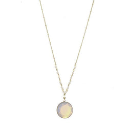 April natural stone necklace - G x G Collective