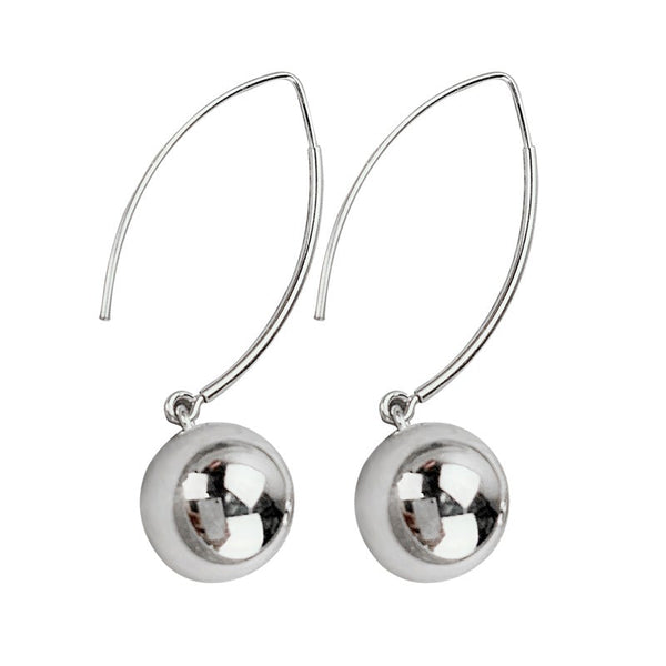 Desiree Sterling silver ball earrings