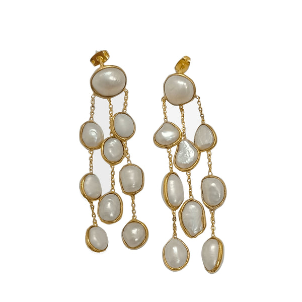 Lania Baroque Pearl Earrings