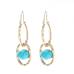 Sabrina Blue Turquoise earrings