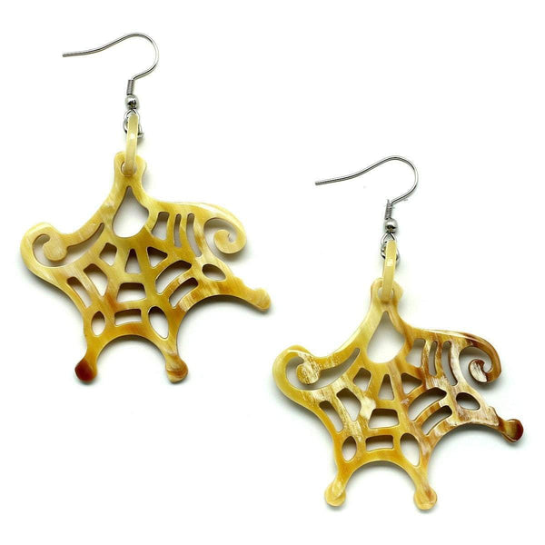 Seaweed Horn Earrings - G x G Collective