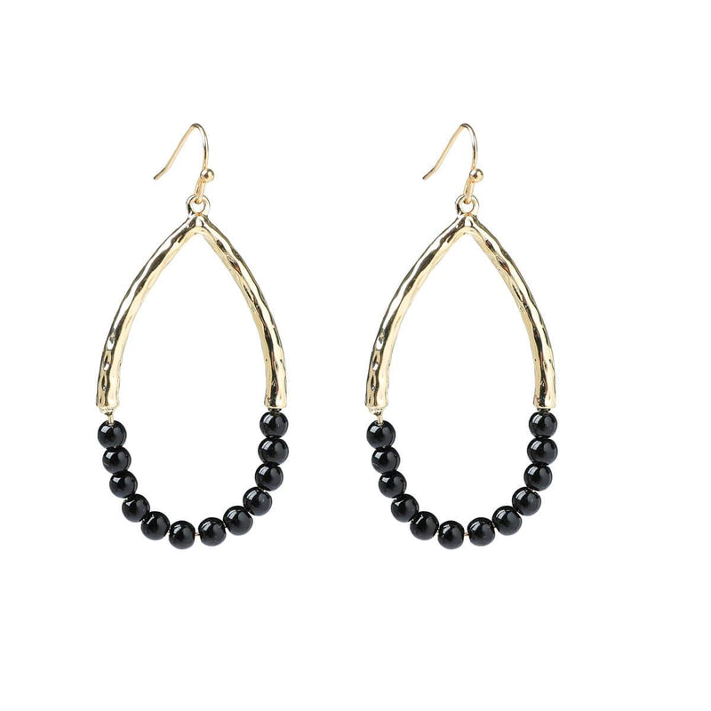 Ursula Black Onyx Earrings