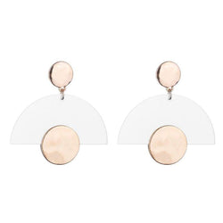 Zoe Copper Earrings in Silver and Gold - G x G Collective